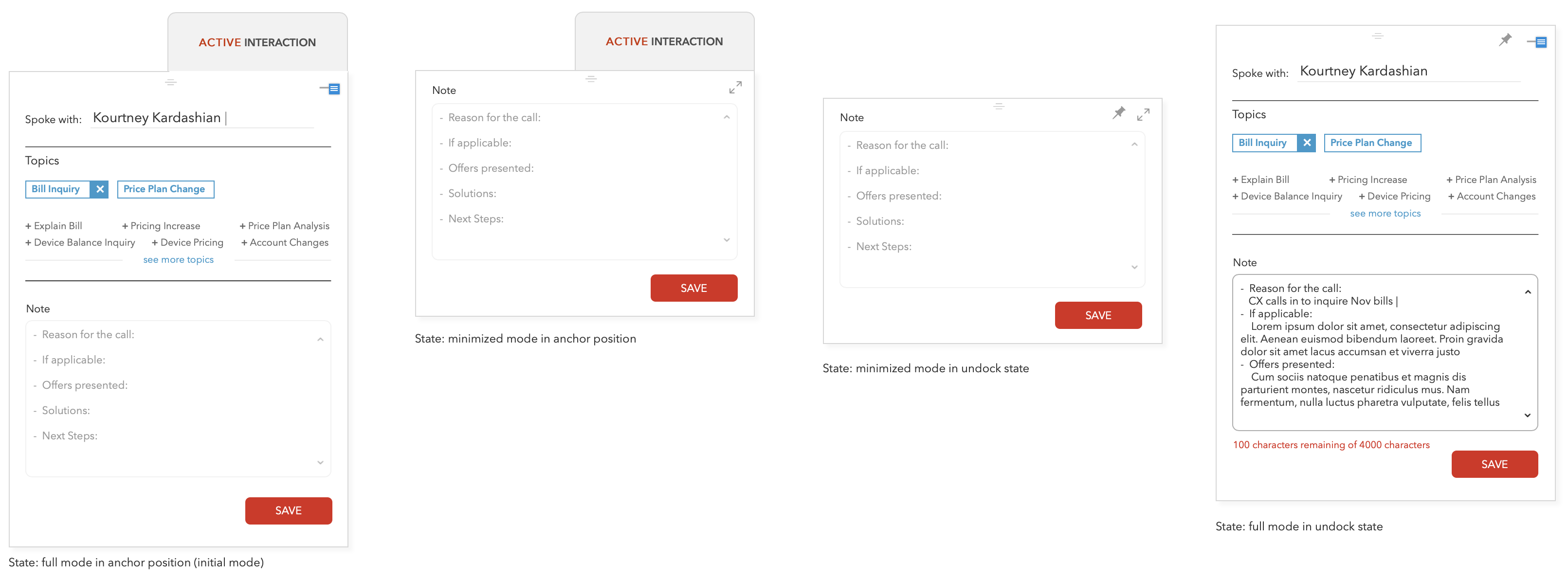 Interaction Creation MVP scope